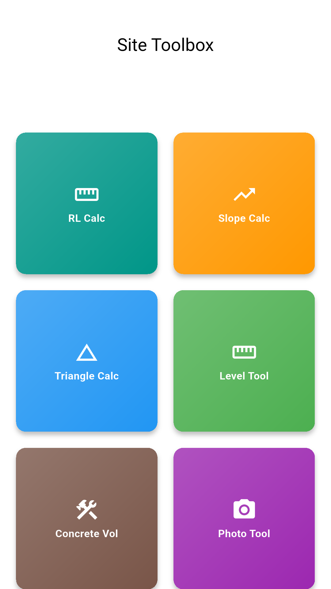 Home screen